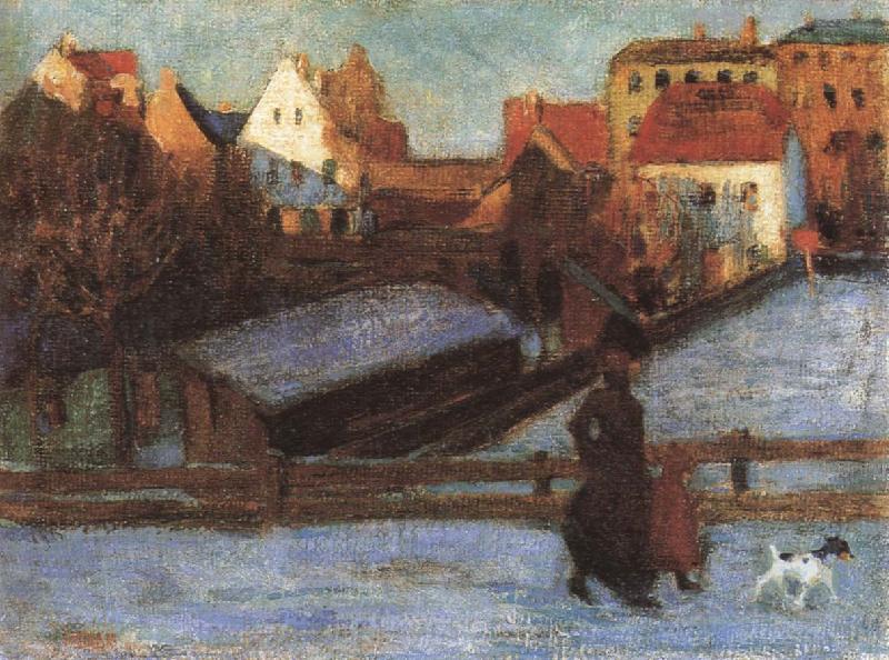 Winter Landscape, Wassily Kandinsky